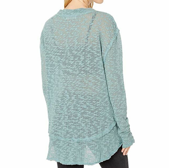 Free People Open Air Hacci Long Sleeve Top - Picture 2 of 7